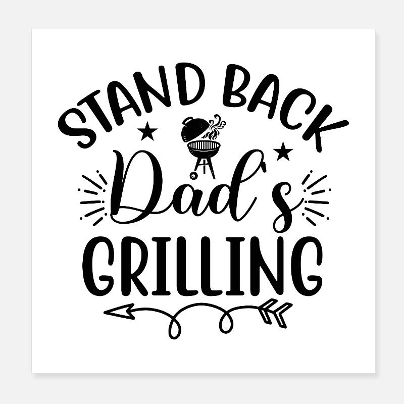 Reculez, je grille Poster 20 x 20 cm