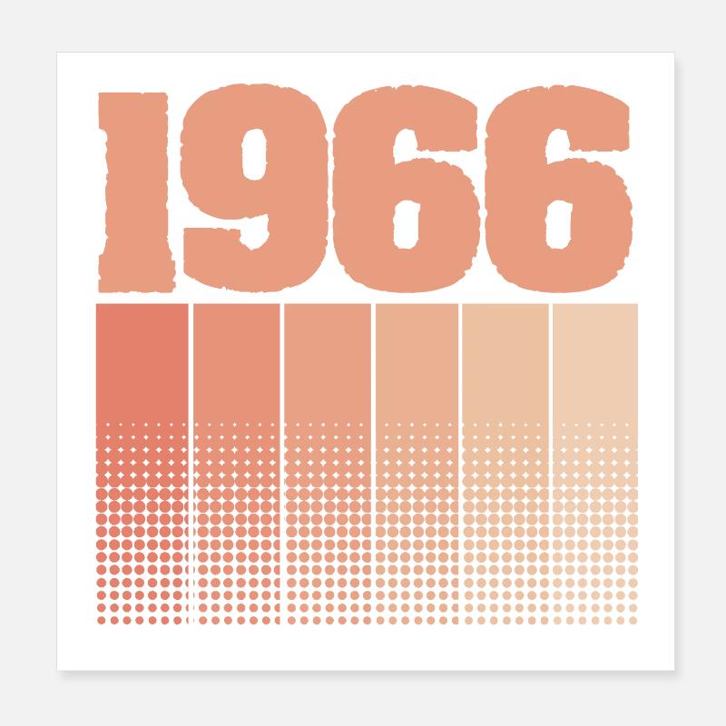 1966 Poster 20 x 20 cm