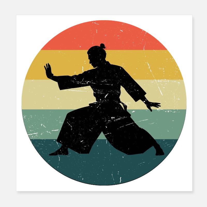 Self Defense Gift for an Aikido Student Poster 8" x 8" (20x20 cm)