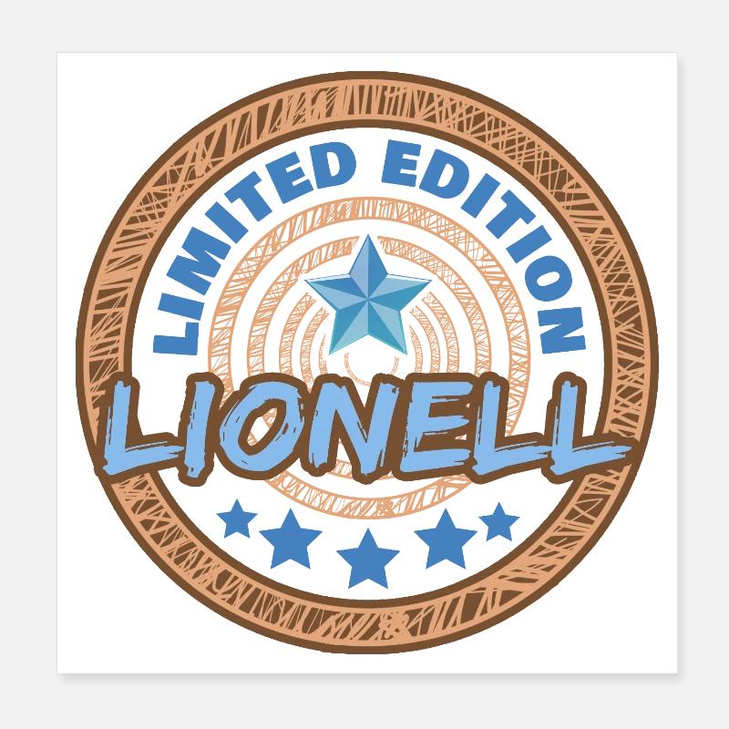 Saying Lionell Poster 8" x 8" (20x20 cm)