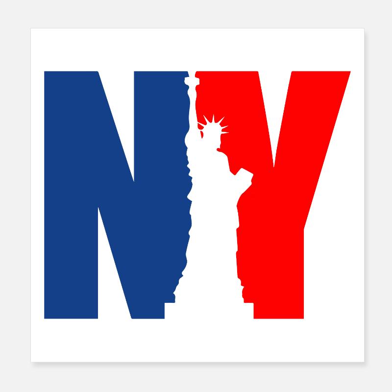Statue de la Liberté de New York Poster 20 x 20 cm