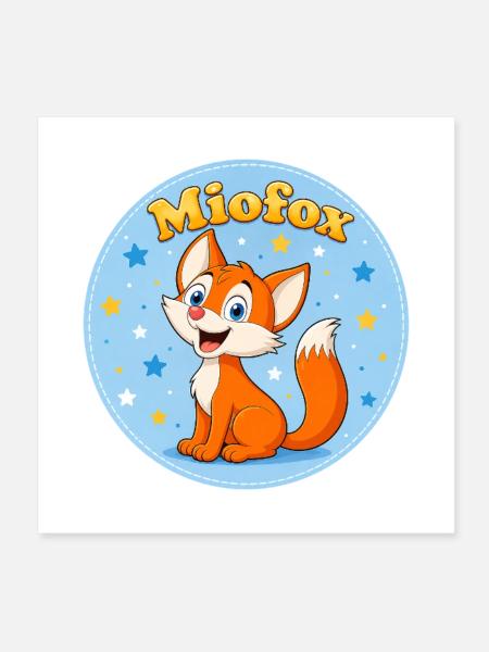 04_Mio_Kreis - Poster 20 x 20 cm - blanc - Devant