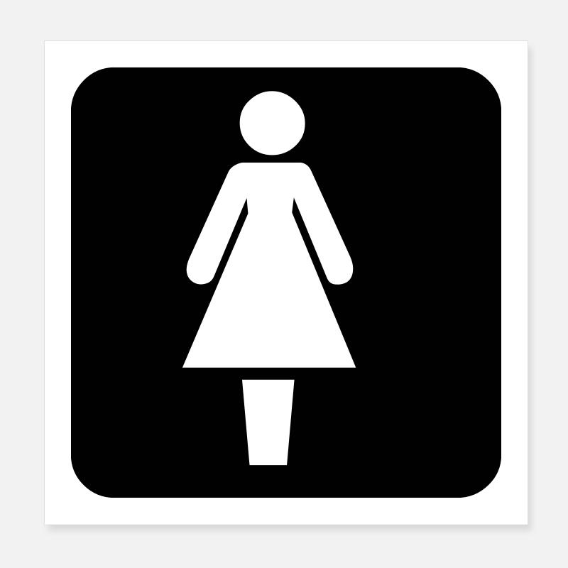 Woman Poster 8" x 8" (20x20 cm)