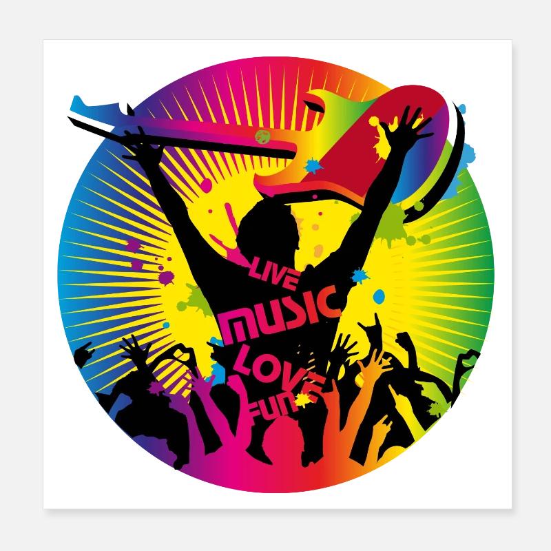 Festival Patch Poster 20x20 cm