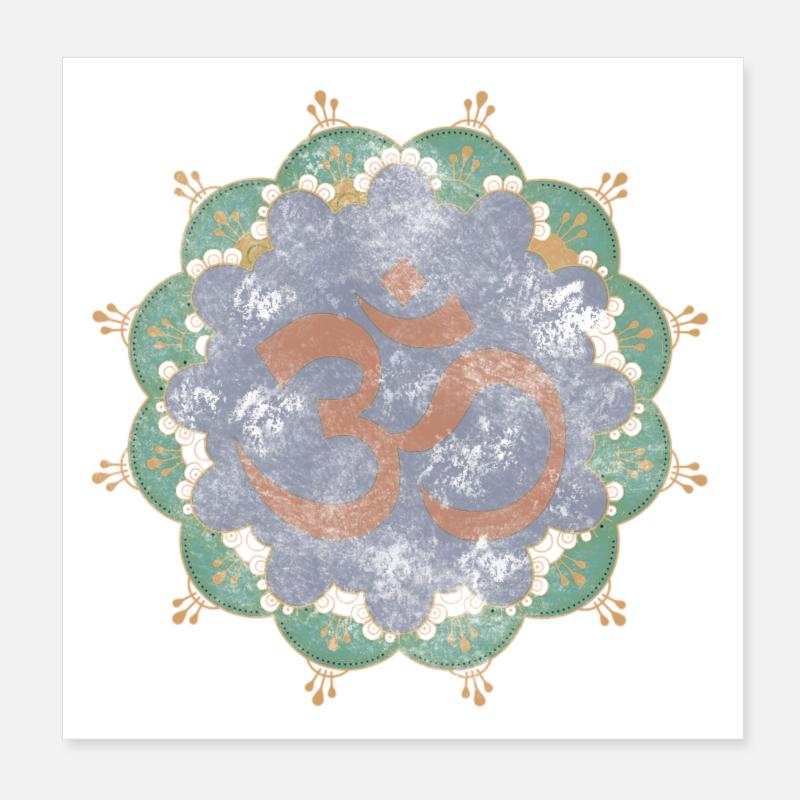 yoga Poster 20 x 20 cm