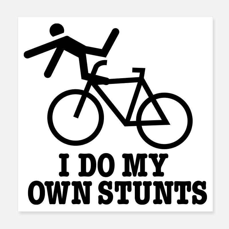 stunts Poster 20x20 cm