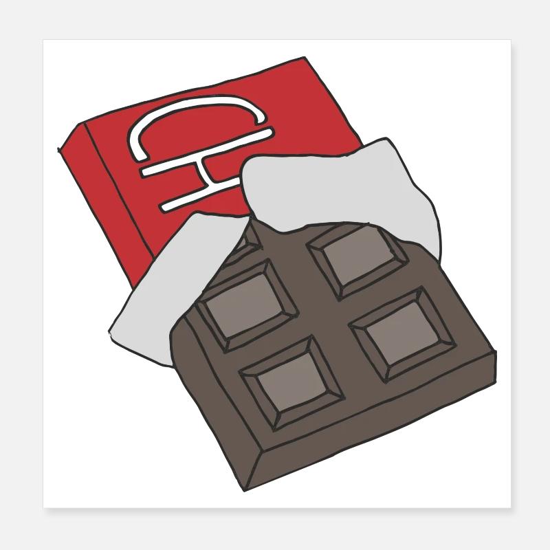 chocolat Poster 20 x 20 cm