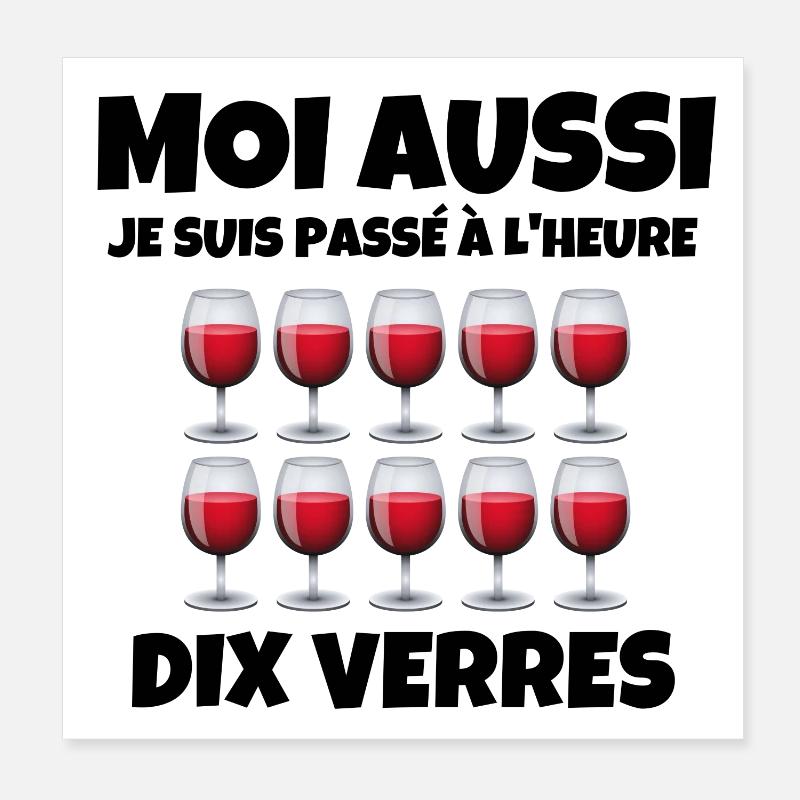 heure d'hiver Poster 20 x 20 cm