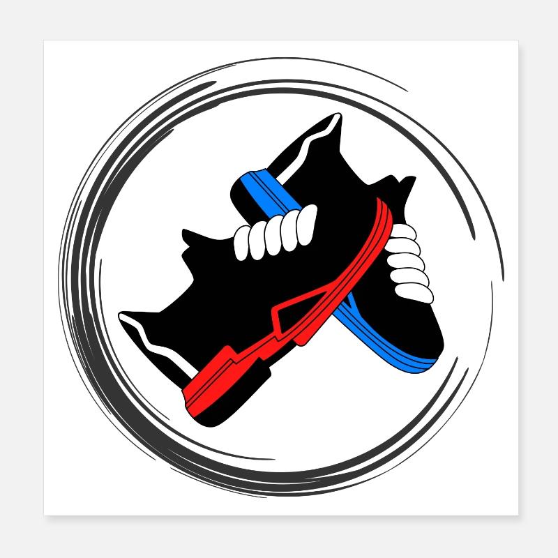 Schuhe Poster 20x20 cm
