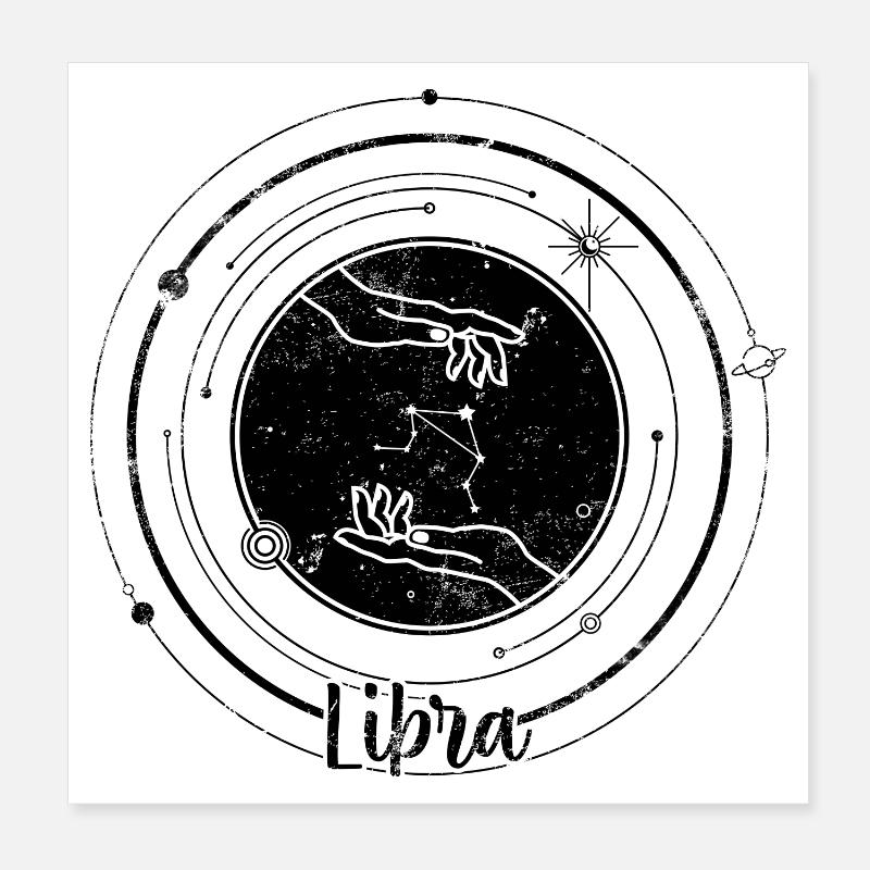 Emblème de l’étoile de minuit Poster 20 x 20 cm