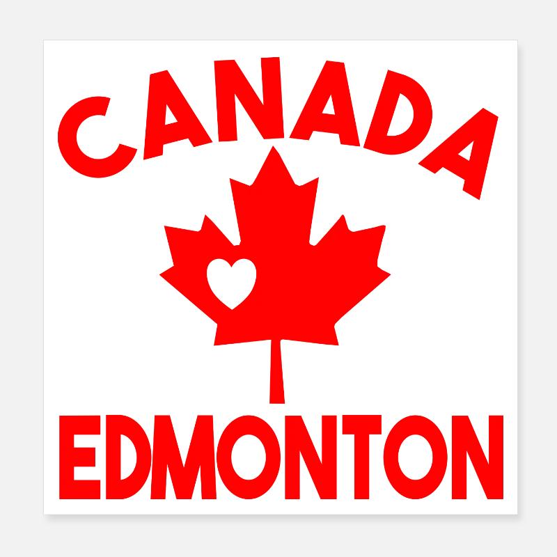 Kanada Edmonton Poster 20x20 cm