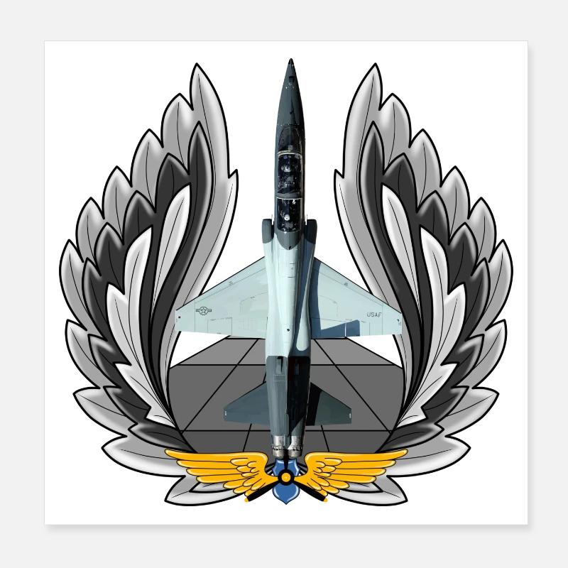 T-38C Talon Poster 20 x 20 cm
