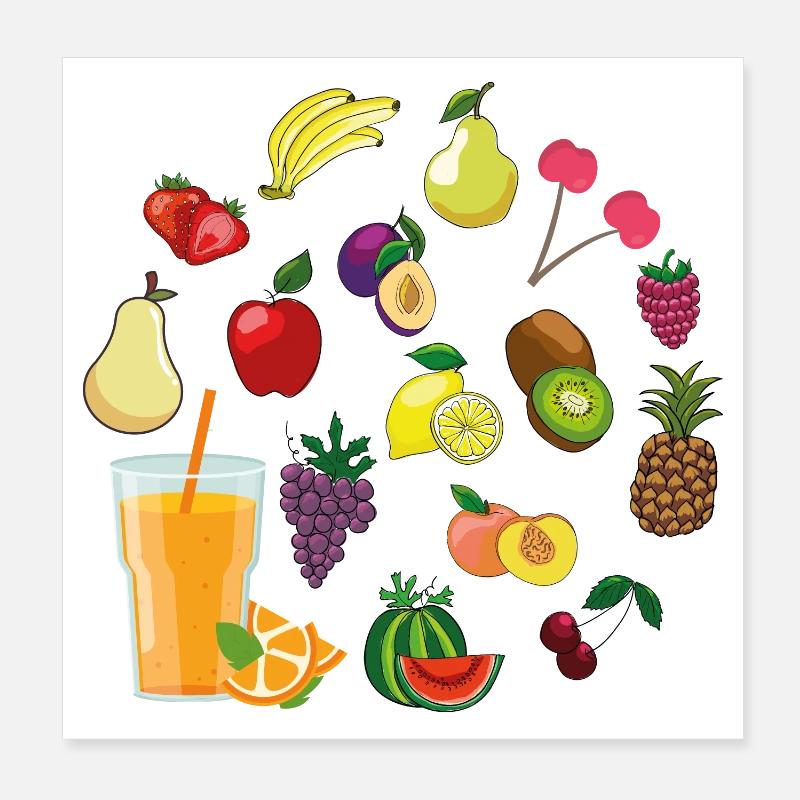 Nature's Candy Poster 8" x 8" (20x20 cm)