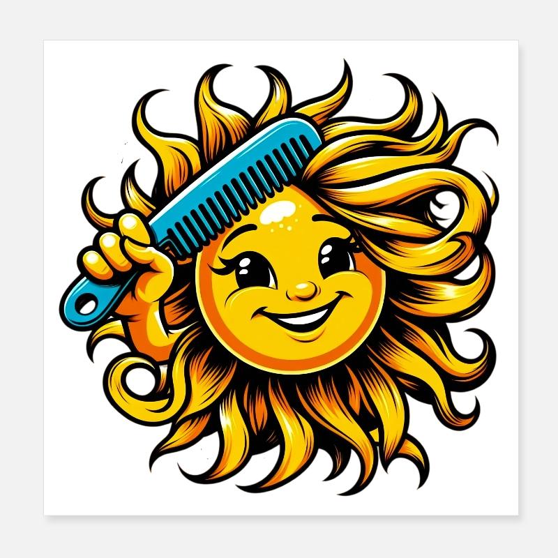 Soleil Poster 20 x 20 cm