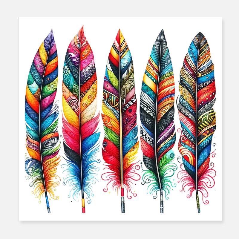 Plume Poster 20 x 20 cm