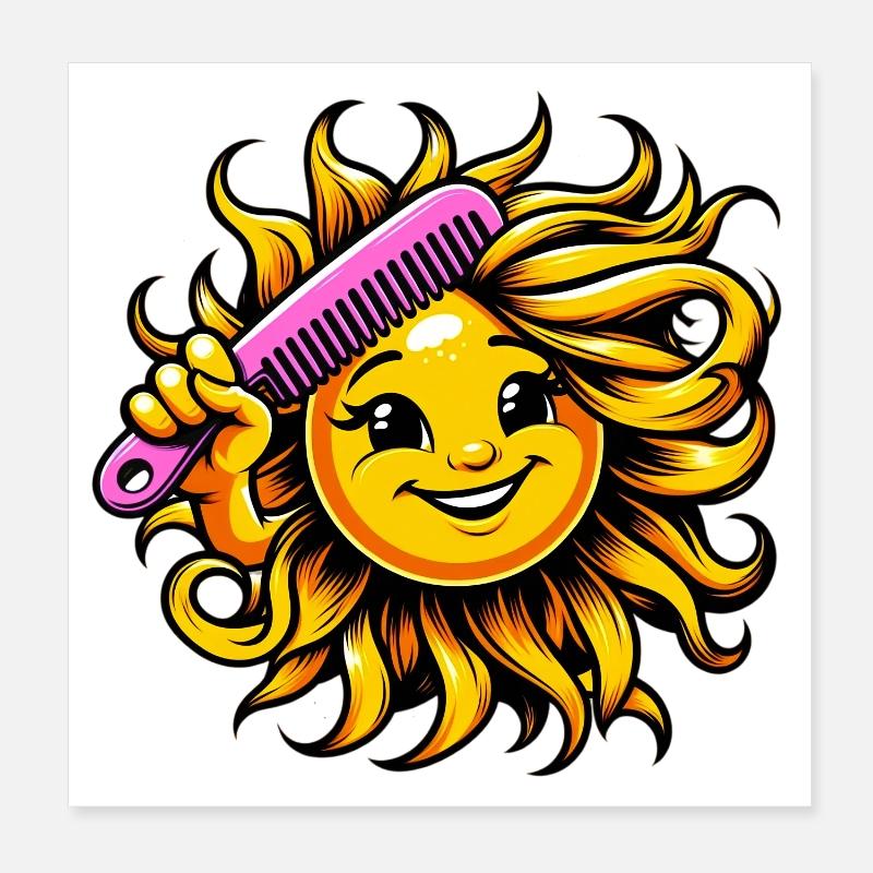 Soleil Poster 20 x 20 cm