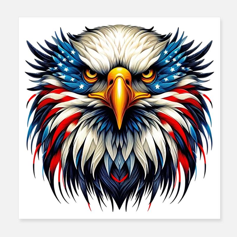 Aigle Poster 20 x 20 cm