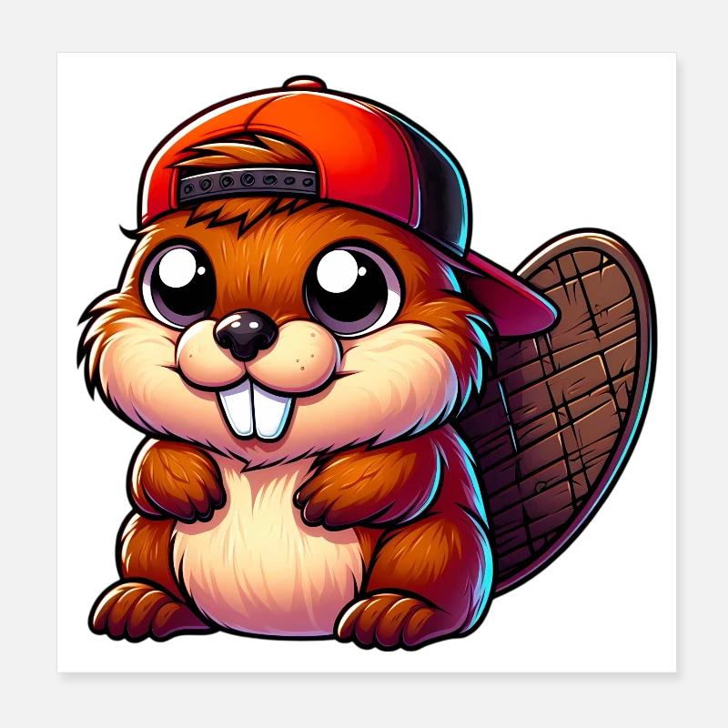 Bieber Poster 20x20 cm