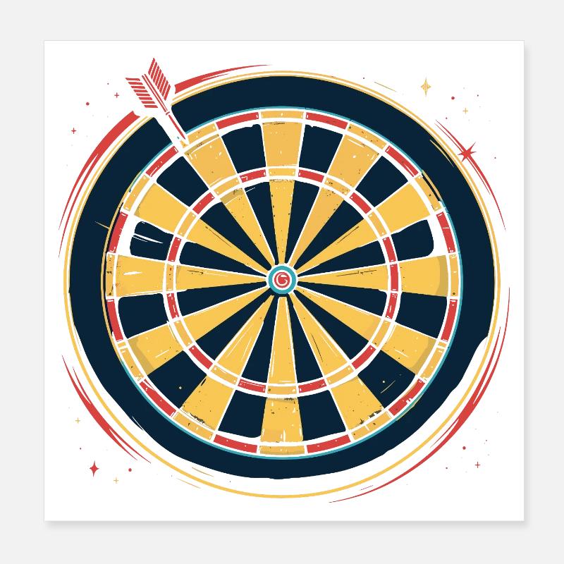 Dart Graphics Poster 8" x 8" (20x20 cm)