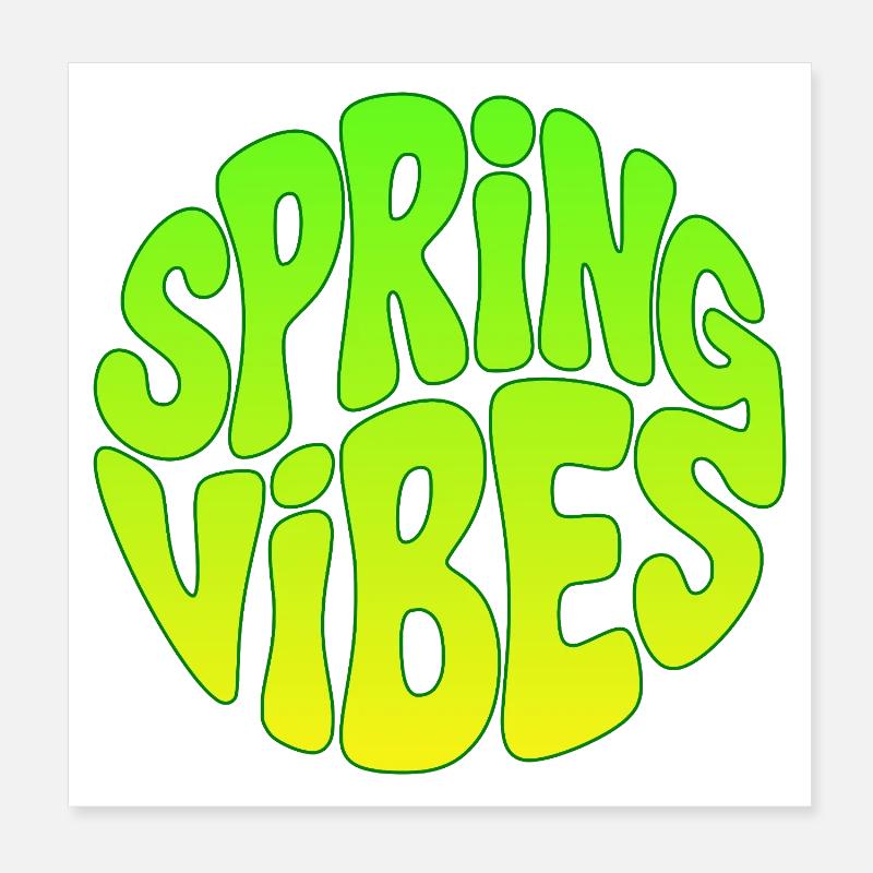 Ambiance printanière Poster 20 x 20 cm