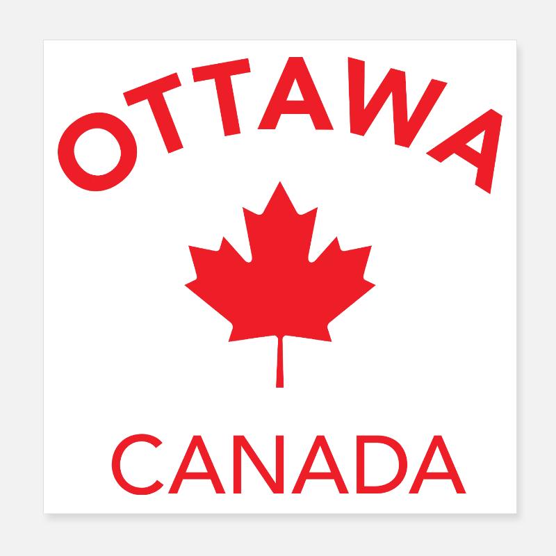 OTTAWA, CANADA Poster 20 x 20 cm