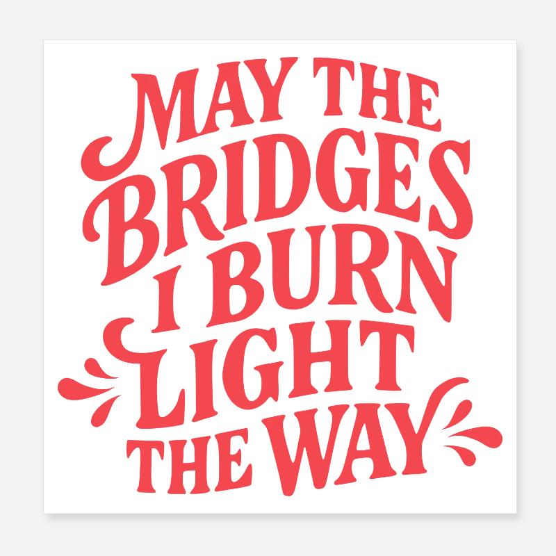 Go your way Poster 8" x 8" (20x20 cm)