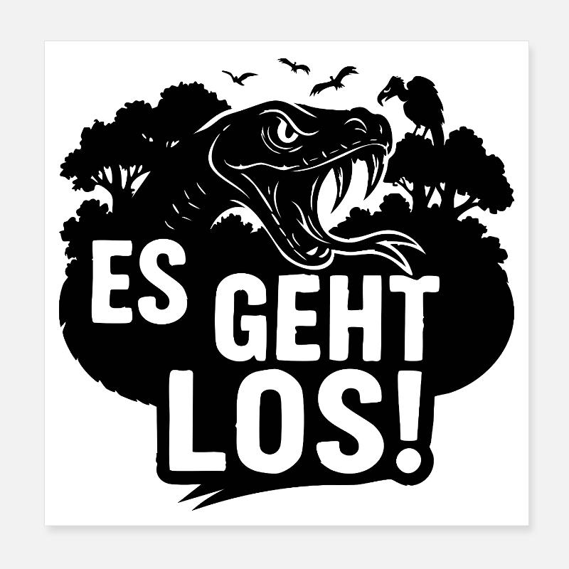 STAFFEL 5 - ES GEHT LOS Poster 20x20 cm