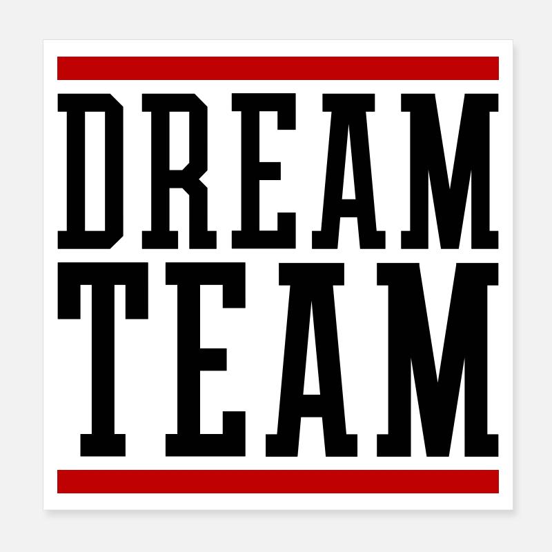 Dream Team Poster 20x20 cm