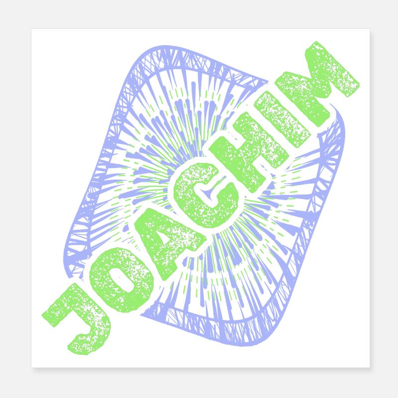 Cadeau pour Joachim Poster 20 x 20 cm