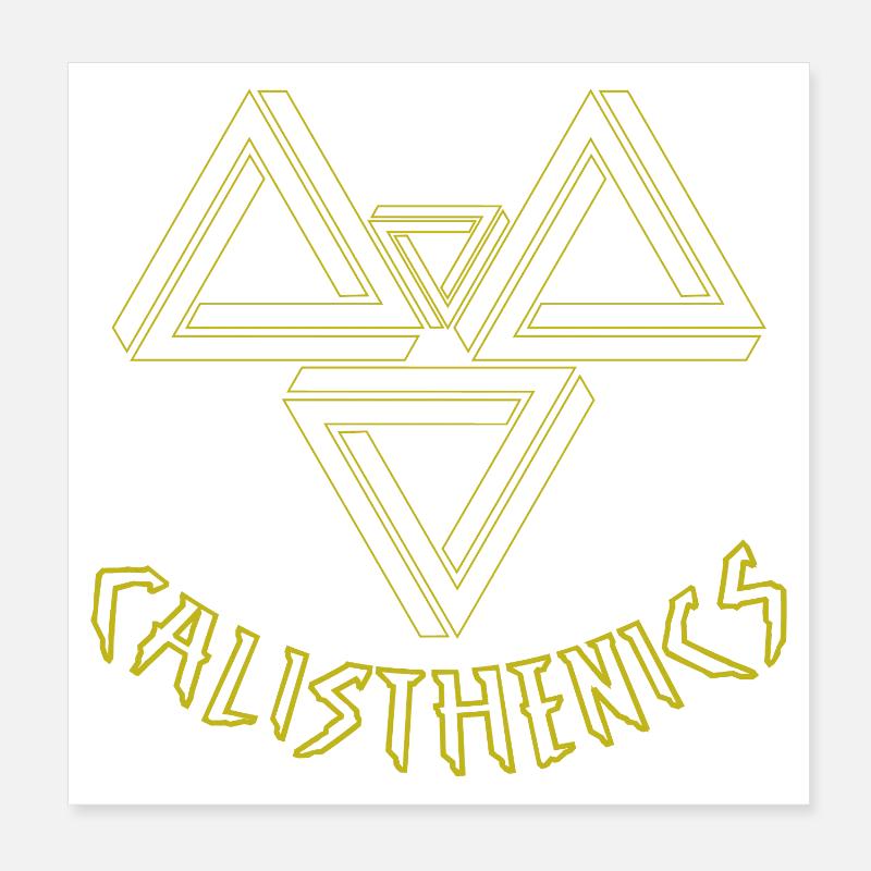 idée cadeau musculation Poster 20 x 20 cm