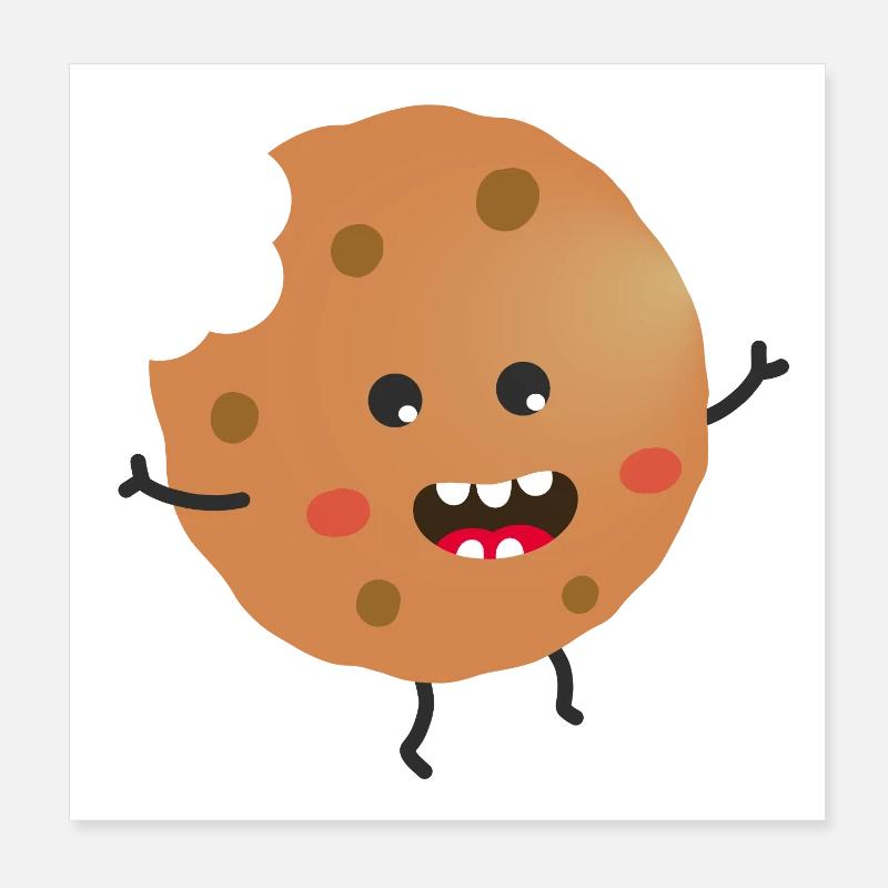 cookie | Platzchenmann Poster 20x20 cm