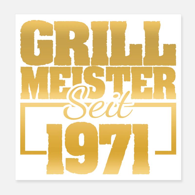 Grillades 1 Poster 20 x 20 cm