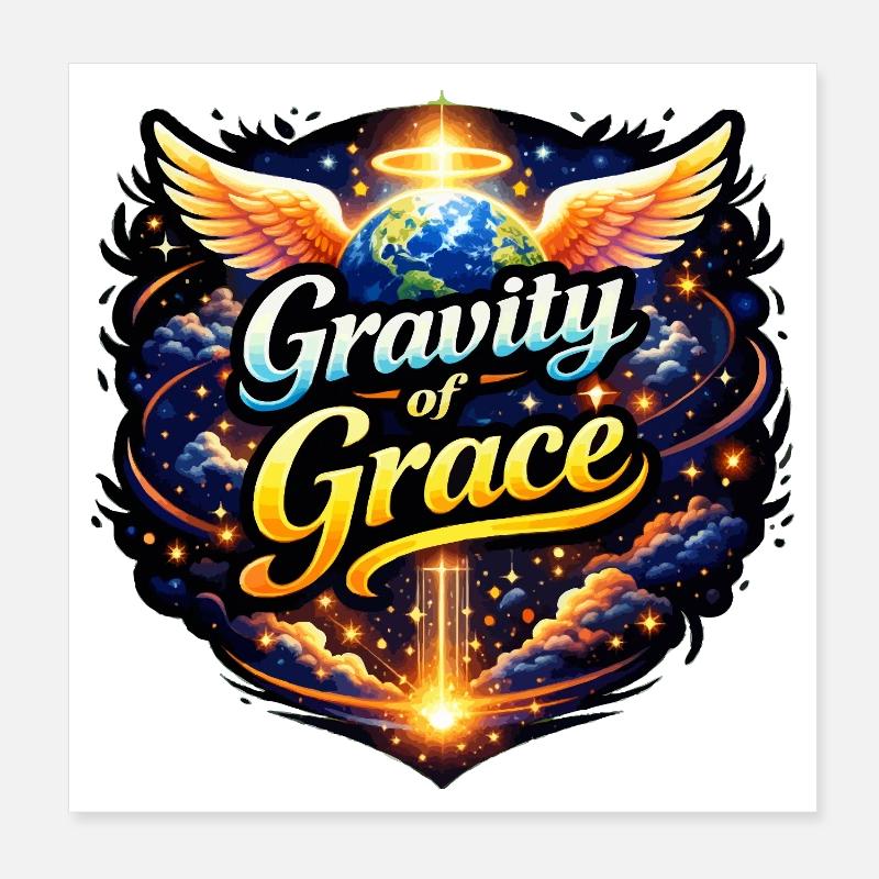 Gravity of Grace Poster 8" x 8" (20x20 cm)