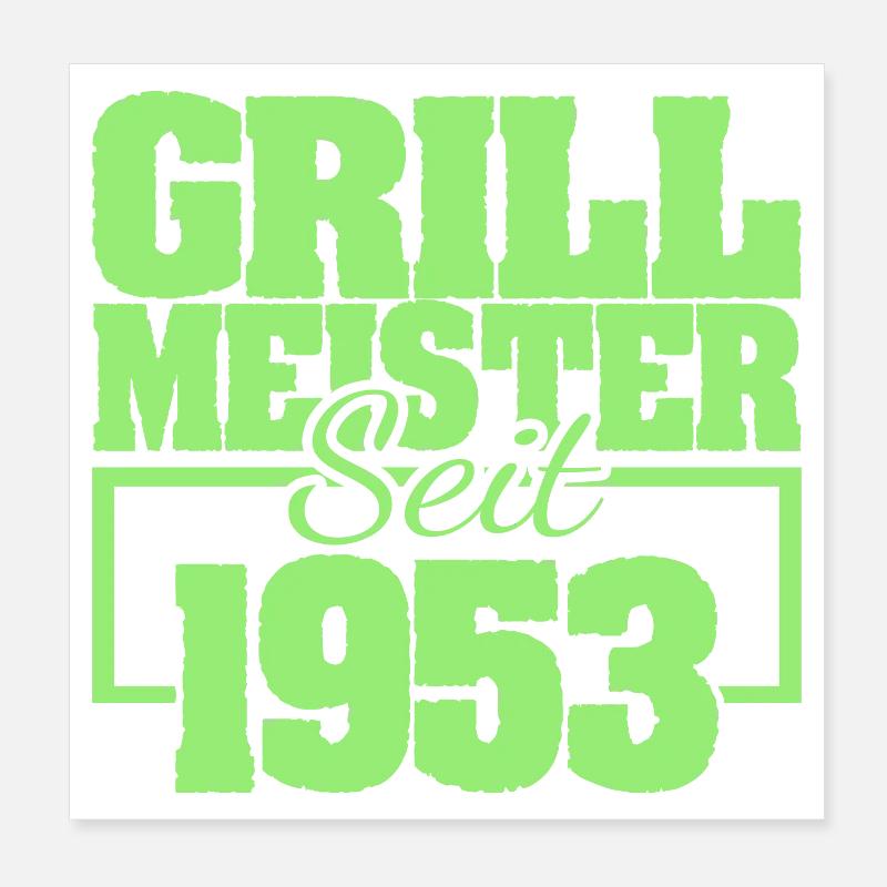 1953 Poster 20 x 20 cm