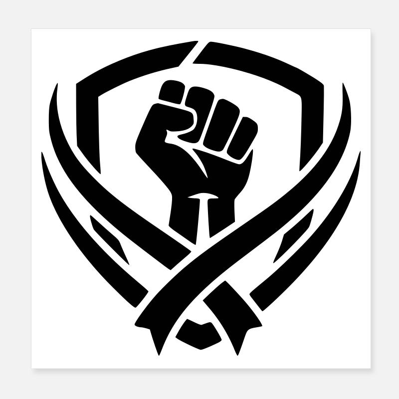 logo combat  Poster 20 x 20 cm