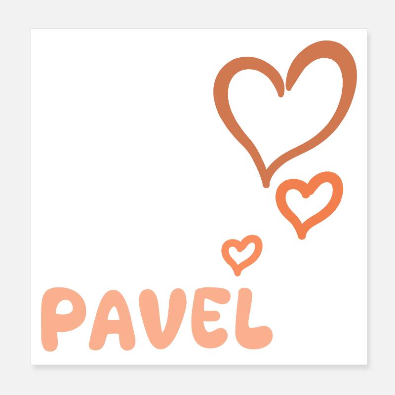 Pavel Poster 20 x 20 cm