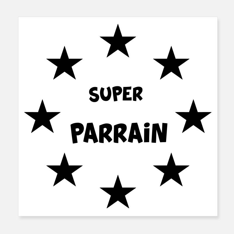 SUPER SPONSOR Poster 8" x 8" (20x20 cm)