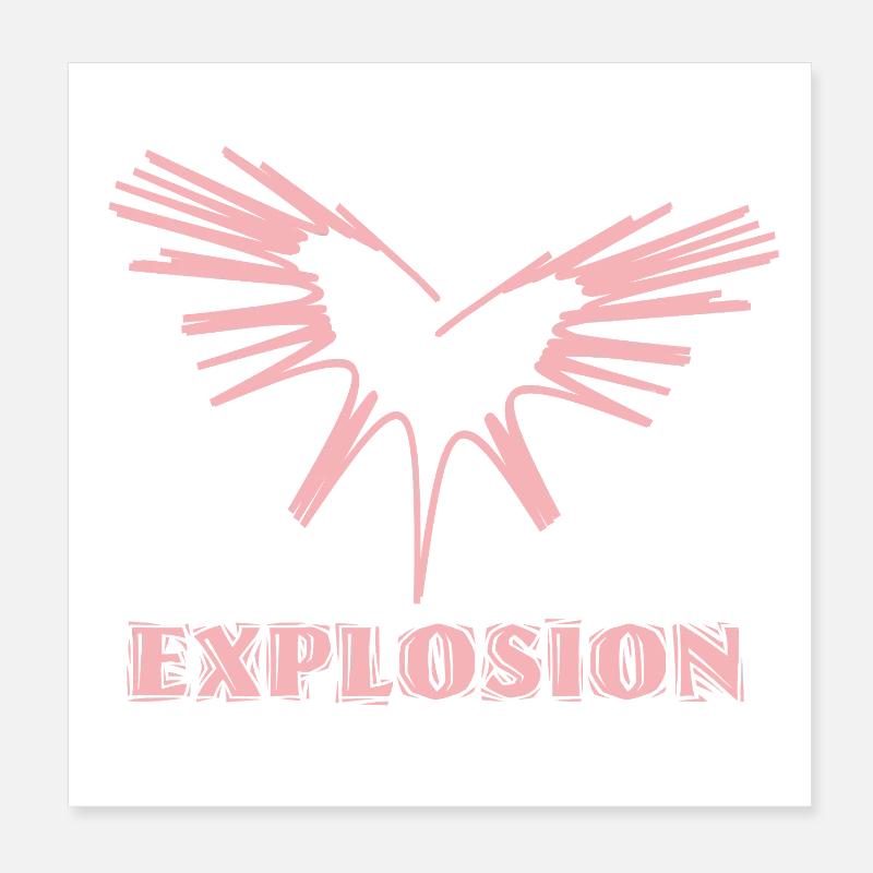 Esplosione d'amore Poster 20x20 cm