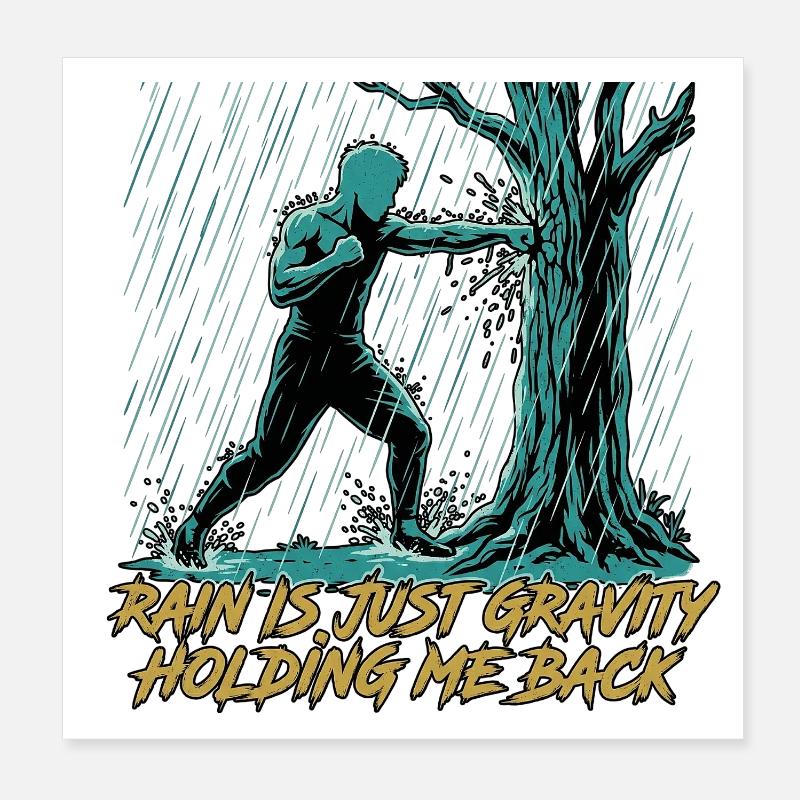 Kung Fu Kampfkunst Poster 20x20 cm