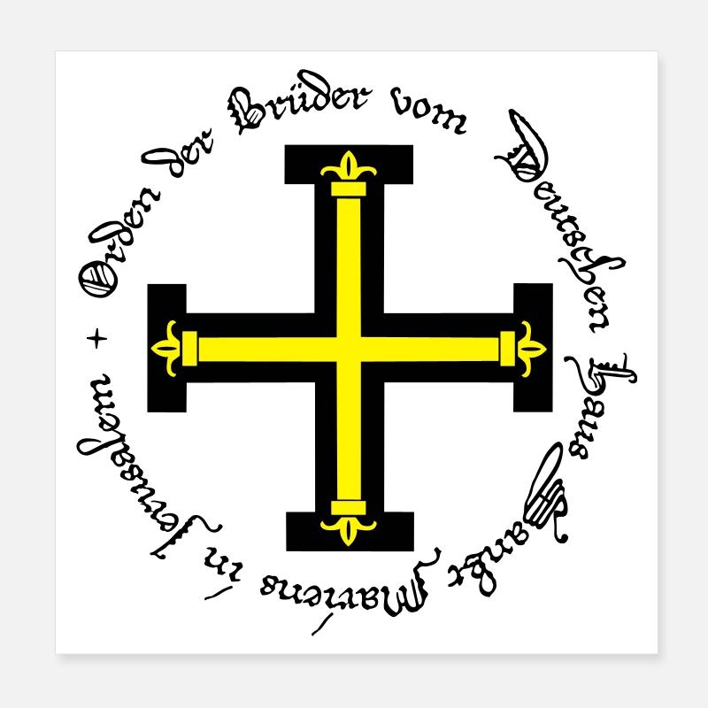 Ordre Teutonique Poster 20 x 20 cm