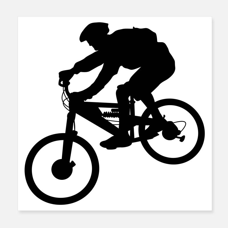 Biker Poster 20x20 cm
