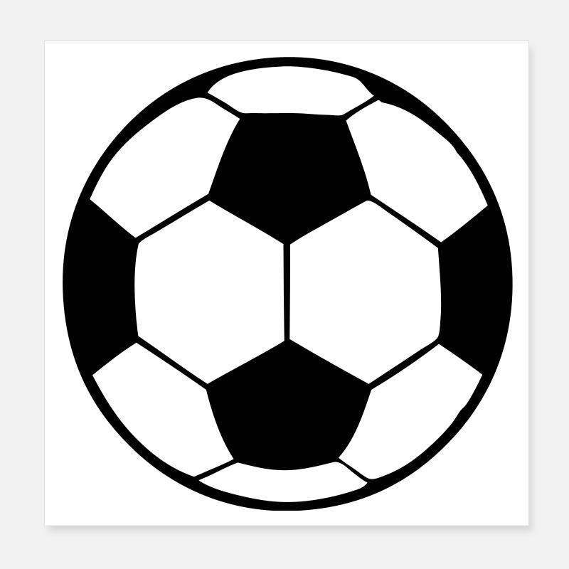 fussball Poster 20x20 cm