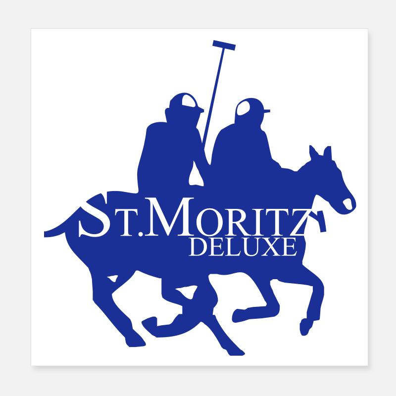 St-Moritz-Motiv 1 Poster 20x20 cm