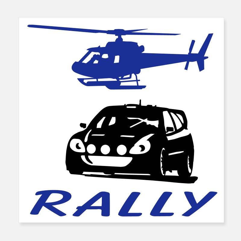 rally_1 Poster 20 x 20 cm