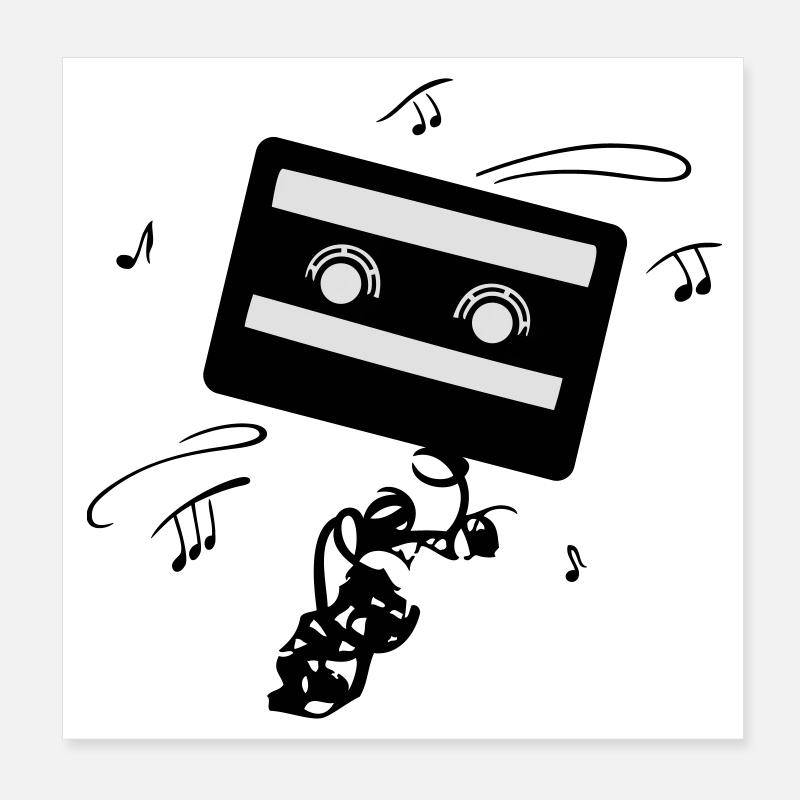 Kassette Poster 20x20 cm