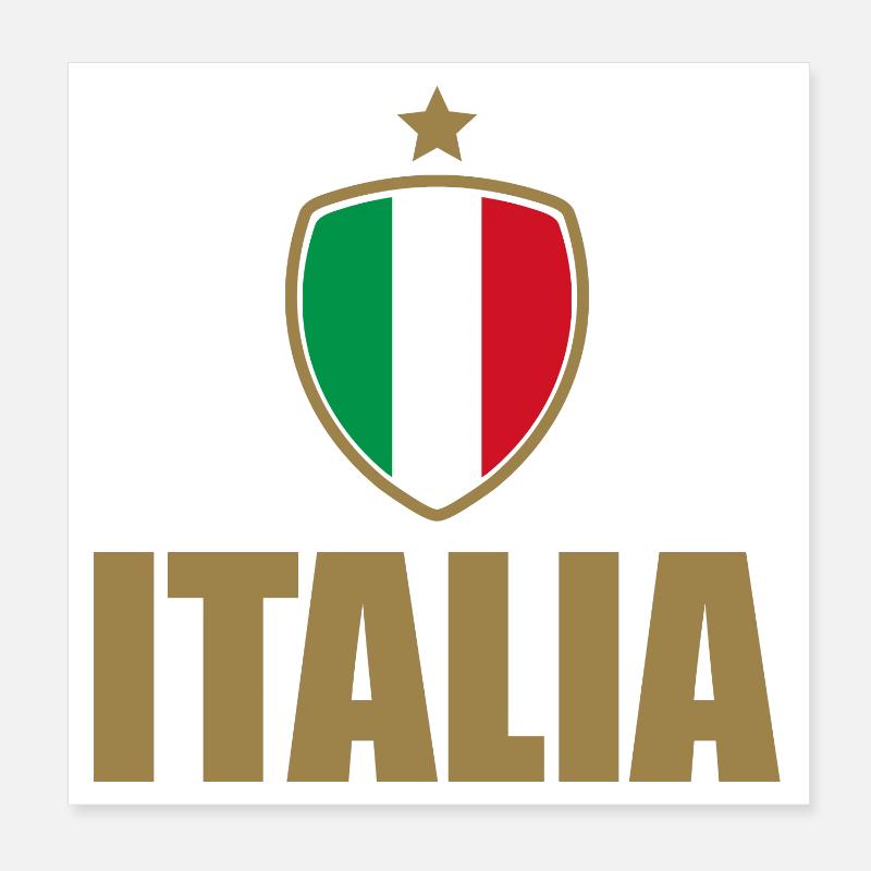 Italy | Italia Poster 8" x 8" (20x20 cm)