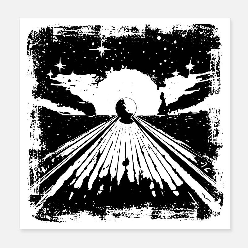 Centre de quilles Poster 20 x 20 cm