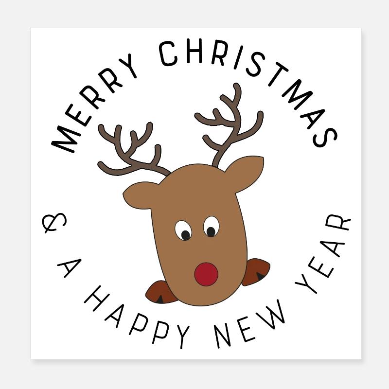 Petits cadeaux pour Noël Poster 20 x 20 cm