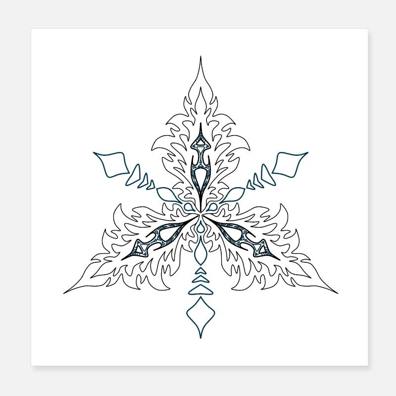 Graphic Poster 8" x 8" (20x20 cm)