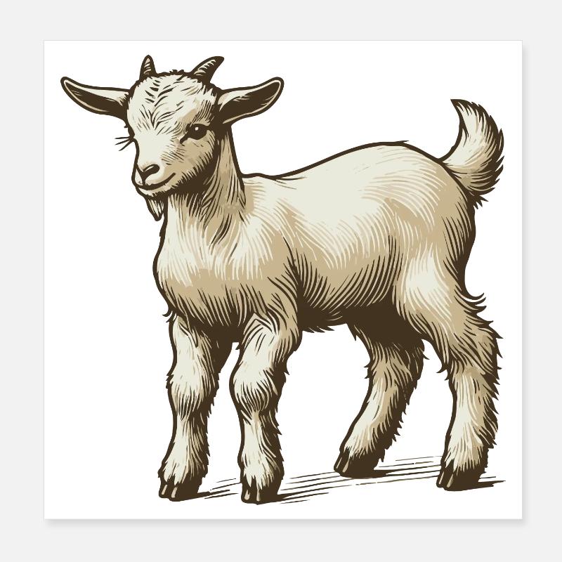 Chevreau Poster 20 x 20 cm